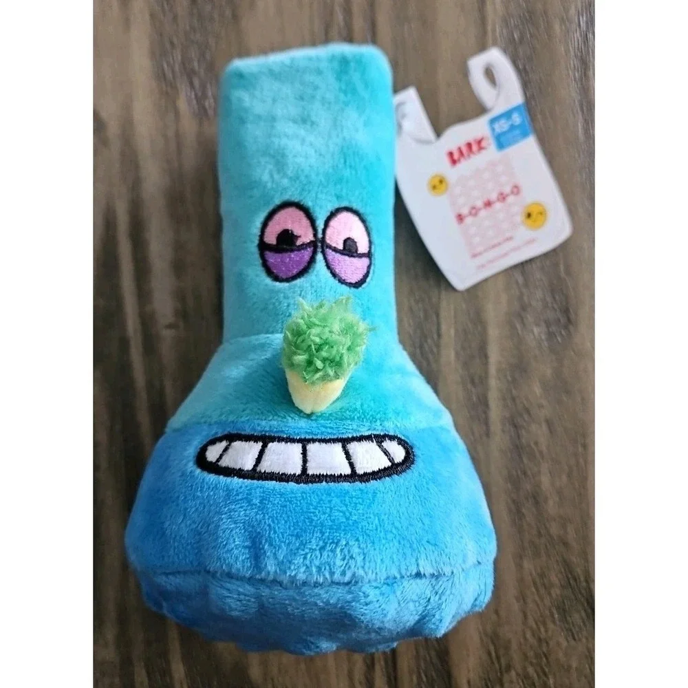 Bark Box Stoner Plush 4/20 B-O-N-G-O Dog Toy XS/S Small 6.5